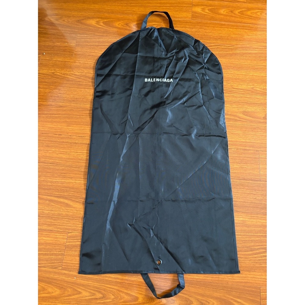 Balenciaga Bag Black Travel Suit Coat Cover Folding Carry Handles 45x25 Unisex
